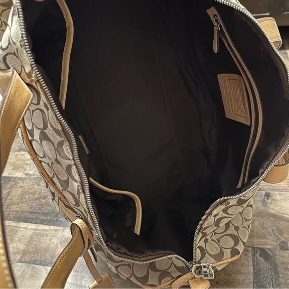 Coach Signature Duffle Travel Bag - Picture 5 of 11